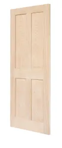 Victorian 4 Panel Oak Fire Door 1981 x 838mm