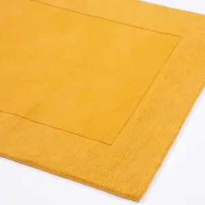 Mayfair Esme 80x150cm Ochre Wool Rug