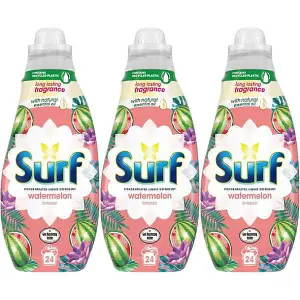 Surf Watermelon Breeze Concentrated Laundry Detergent 24 Washes - Pack of 3