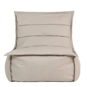 icon Dolce Indoor Outdoor Bean Bag Lounger Beige Patio Chairs