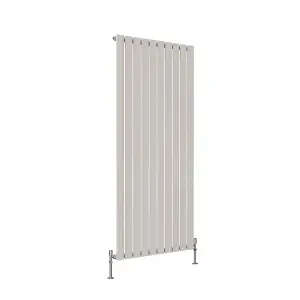 Vertical White Single Flat Panel Radiator (H) 1600 mm x (W) 680 mm, 5080 BTU.