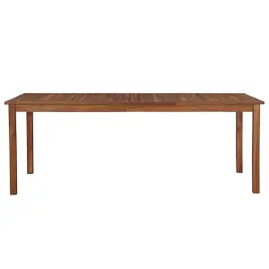 Berkfield Garden Table 200x100x74 cm Solid Acacia Wood