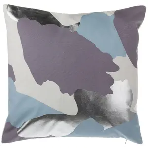 Set of 2 Cushions IXIA Cotton 45 x 45 cm Abstract Violet