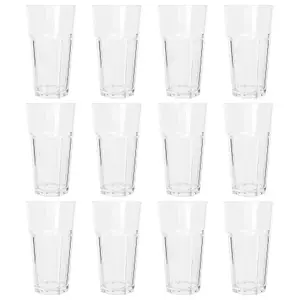 Reusable Plastic Highball Glasses - 665ml - Pack of 12