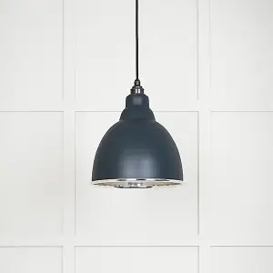 Smooth Nickel Brindley Pendant in Soot