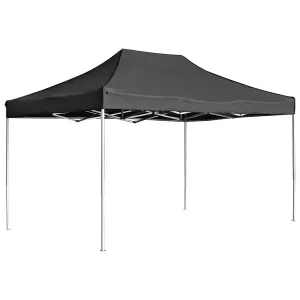 Berkfield Professional Folding Party Tent Aluminium 4.5x3 m Anthracite