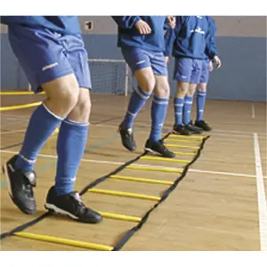 4m x 0.5m Flat Agility Speed Slide Ladder Kit Indoor Weighted Footwork Training