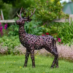 Bronze Deer Life Size Garden Sculpture