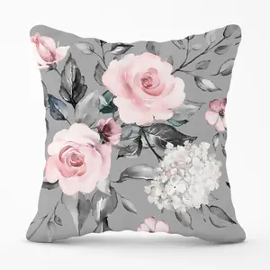 Dusty Pink Roses Cushions 60cm x 60cm