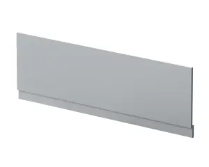 1800mm Straight Reversible Bath Front Panel & Plinth - Satin Grey