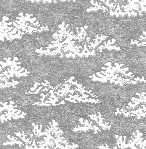 NuWallpaper NUS4539 Block Print Day Dream Novelty Peel & Stick Wallpaper, Grey