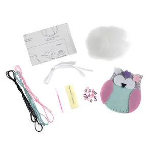 FELT KIT SPRING OWL - Felt Decoration Kit: Spring Owl - Trimits