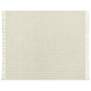 Bedspread BERE Cotton 200 x 220 cm Off-White