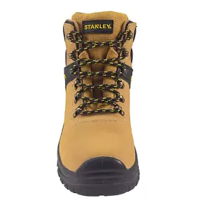 Mens Stanley Nova Safety Boots Leather Lace Up In Honey