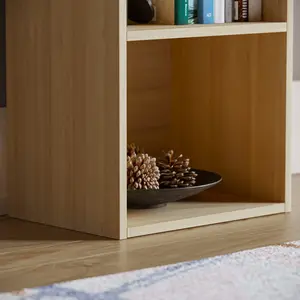 Gerardi Standard Bookcase Oak / 54 cm H x 32 cm W