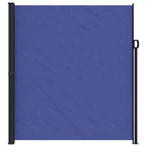 Berkfield Retractable Side Awning Blue 220x300 cm