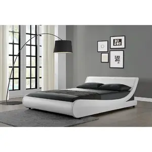 Berne Upholstered Bed Frame Black / Double (4'6)