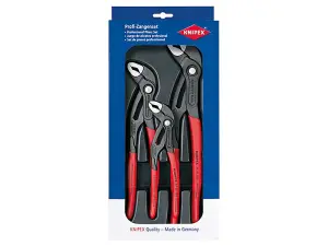 Knipex Cobra Water Pump Pliers Set, 3 Piece