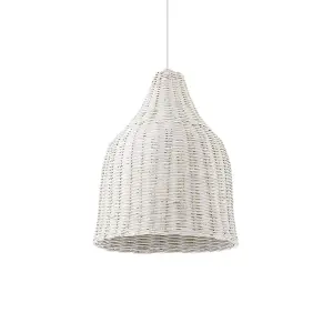 Luminosa Haunt 1 Light Dome Ceiling Pendant Light White