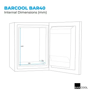 Barcool Bar40 LED - Mini Bar Fridge