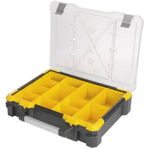 12 Compartment Parts Storage Case 490 x 425 x 110mm for Tools and Components