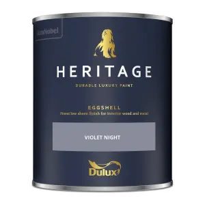 Dulux Trade Heritage Violet Night Eggshell Wall paint, 750ml