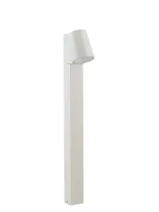 Luminosa Sintesi Outdoor Integrated LED Aluminum Bollard, White, IP44, 4000K