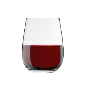 Argon Tableware - Corto Stemless Wine Glasses - 475ml - Pack of 6 - Clear