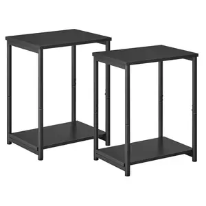 Aleesa Side Table Set (Set of 2) Black