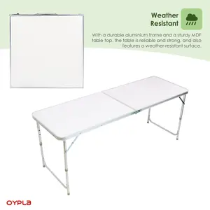 Oypla 4ft Folding Outdoor Camping Kitchen Work Top Table