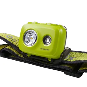 Fenix HL16 Green, Lightweight 3x AAA Battery Powered Head Torch - 450 lm - 104m Beam Range - Red light mode - IP66 Weatherproof