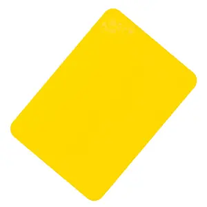 Yellow Silicone Anti Slip Table Mat - 250 x 180mm - Dishwasher Safe Dining Mat