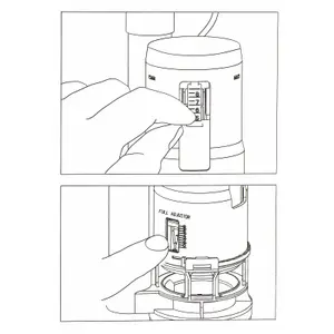 SPARES2GO Adjustable Dual Flush Toilet Valve Concealed Cistern with Push Button (1.5" / 2" Outlet, 300mm Cable)