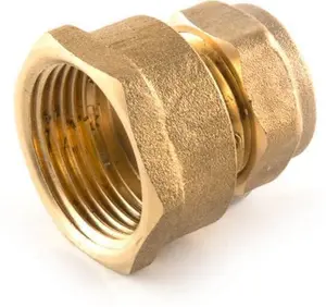 Compression Straight Adaptor - 22mm X 3/4"