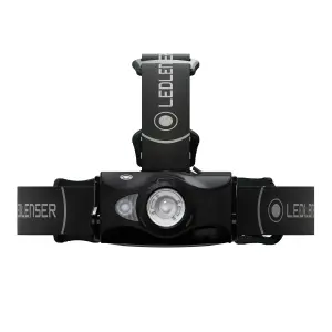 Ledlenser MH8 Rechargable 600 Lumen Dual Power Source RGB Light LED Head Torch for Outdoors Camping and Fishing