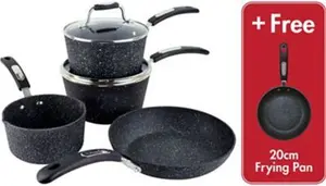 On Offer - Scoville Neverstick 5 Piece Cookware & Pan Set