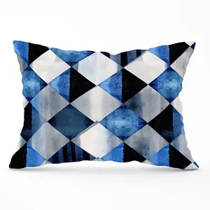 Square Checkered Pattern Cushions 33cm x 48cm