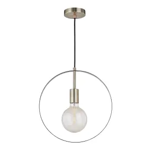 First Choice Lighting Hailey Brushed Gold Ceiling Light