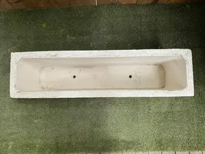 Large Tiger Design White Stone Planter Trough