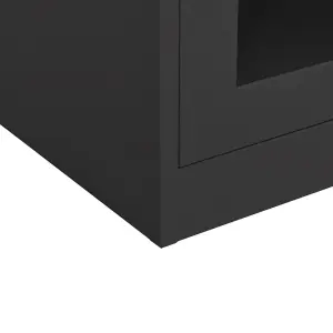 Berkfield Office Cabinet Anthracite 90x40x90 cm Steel