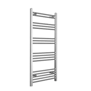 VURTU5 Designer Vertical Ladder Style Radiator, 1200(H) x 600(W), Chrome, 613667