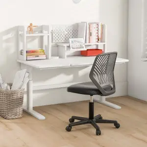 COSTWAY Kids Mesh Computer Chair Ergonomic Desk Chair