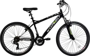 Basis Connect Hardtail Mountain Bike, 26" Wheel - Black/Green