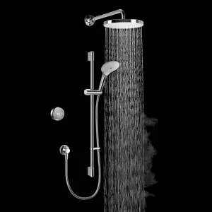 Mira Activate Dual Low Pressure Chrome effect Rear fed Low pressure Digital Concealed valve Shower