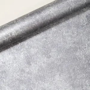 Silver Grey Metallic Wallpaper Plain Shiny Modern Glitter Textured Marble Effect