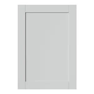 GoodHome Ashmead Matt dove grey Shaker Highline Cabinet door (W)500mm (H)715mm (T)16mm