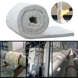 Insulation Roll Fire Retardant High Temperature Resistant Heat Insulation Sound Absorption Ceramic Fiber Blanket 360 cm x 61 cm