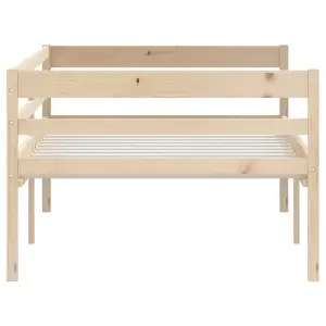 Berkfield Bed Frame Solid Pinewood 90x200 cm