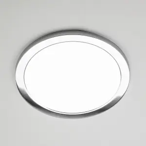 Litecraft Chrome Magnetic Bezel For 24W Darly Bathroom Flush Ceiling Light