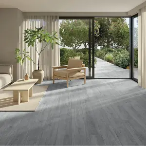 36 Pcs Wood Effect Vinyl Flooring Tiles Waterproof Self Adhesive Floor Planks Coverage of 5m²